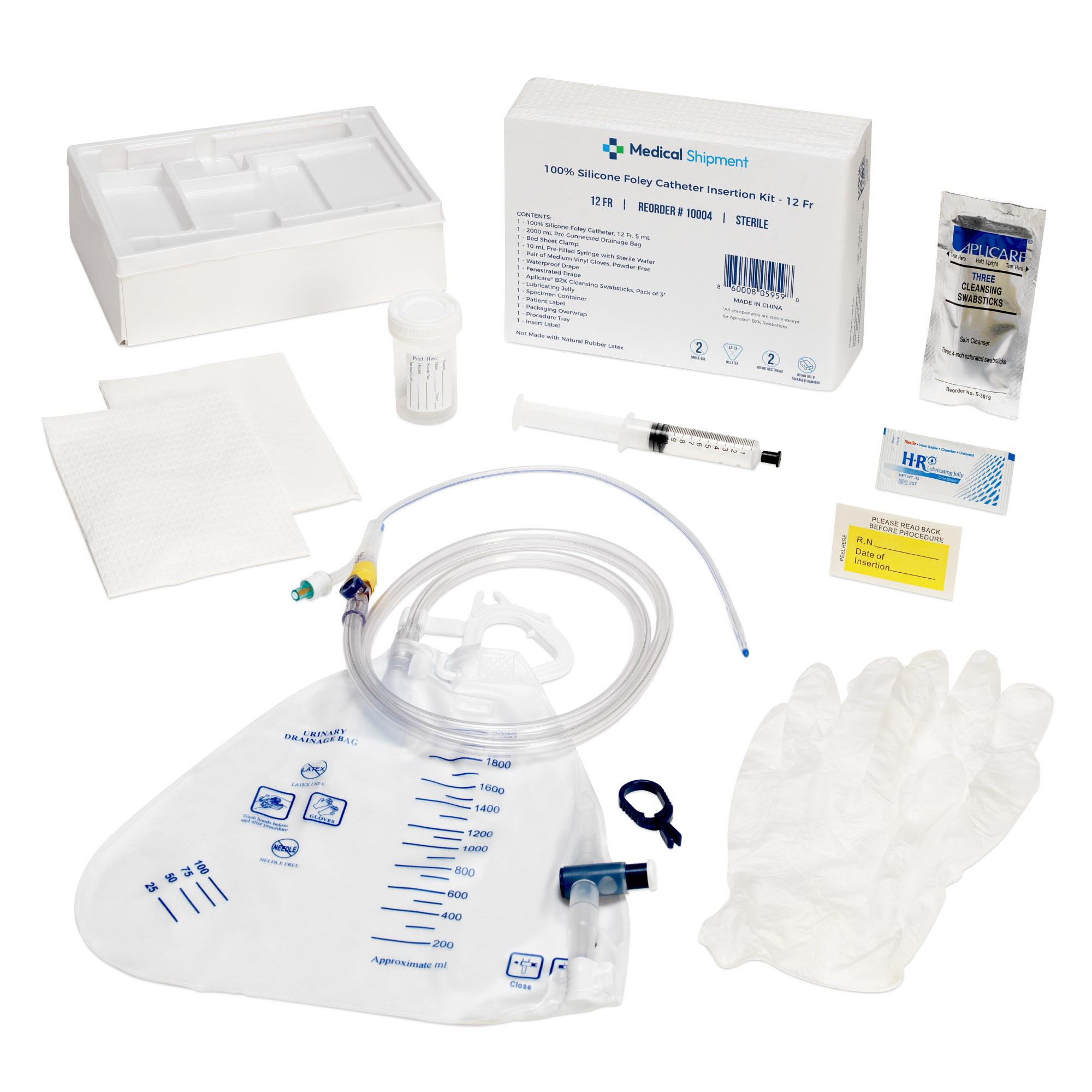 100% silicone catheter kit